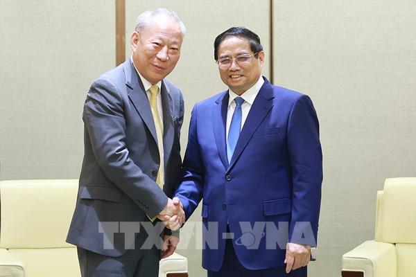 Thủ tướng Phạm Minh Chính làm việc với các doanh nghiệp hàng đầu Trung Quốc