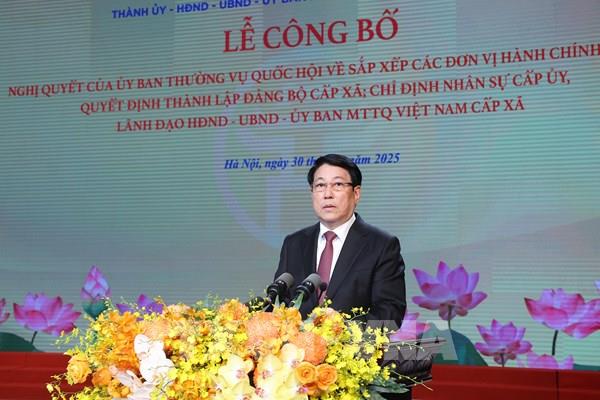 Chủ tịch nước: Mở ra không gian phát triển mới để Hà Nội phát huy tốt hơn nữa vai trò đầu tàu