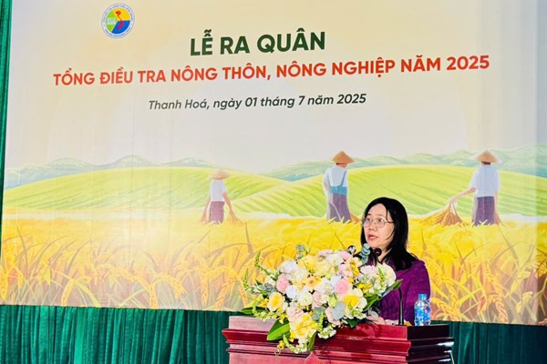 Áp dụng công nghệ tiên tiến vào tất cả các khâu của tổng điều tra nông thôn, nông nghiệp