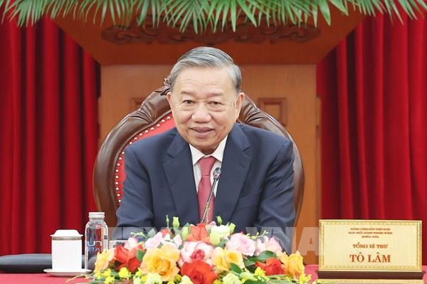 Tổng Bí thư Tô Lâm và Tổng thống Hoa Kỳ Donald Trump điện đàm