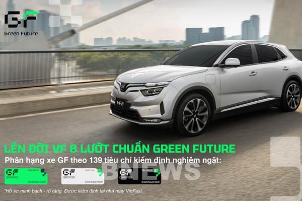 Green Future cung cấp xe VinFast VF 8 cũ, kiểm định chính hãng tại nhà máy
