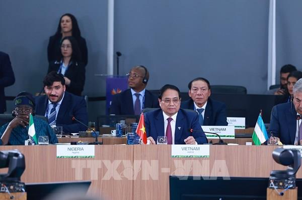 Thủ tướng phát biểu tại Phiên thảo luận cấp cao Hội nghị Thượng đỉnh BRICS mở rộng 2025
