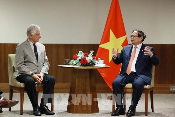 Thủ tướng tiếp lãnh đạo một số doanh nghiệp hàng đầu Brazil