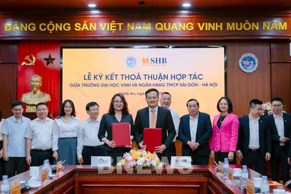 SHB ký kết hợp tác với Trường Đại học Vinh