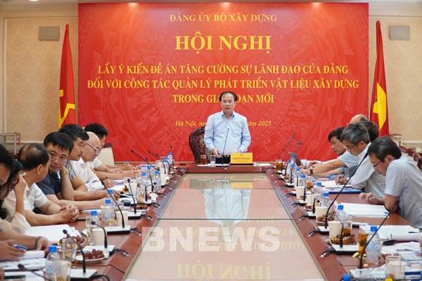 Phát triển vật liệu xây dựng cần một chiến lược toàn diện