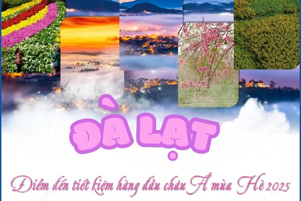 Đà Lạt - điểm đến tiết kiệm hàng đầu châu Á mùa Hè 2025