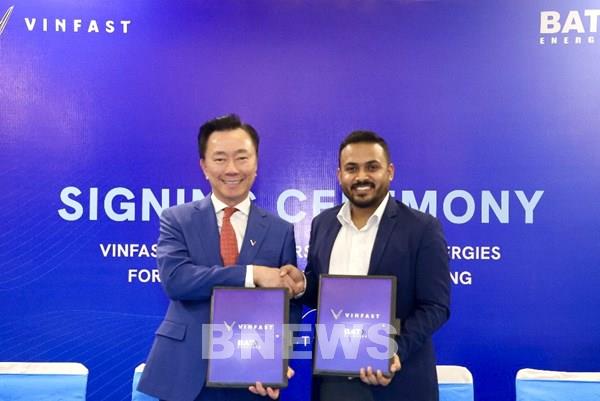 VinFast và BatX Energies hợp tác về tái chế và tái sử dụng pin điện áp cao