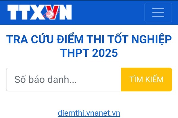 Tra cứu nhanh điểm thi tốt nghiệp THPT 2025