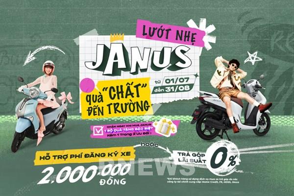 Yamaha khuyến mãi cho khách hàng mua xe tay ga Janus