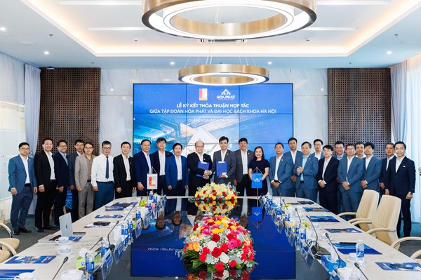 Hòa Phát và Đại học Bách khoa Hà Nội hợp tác đào tạo nhân lực chất lượng cao