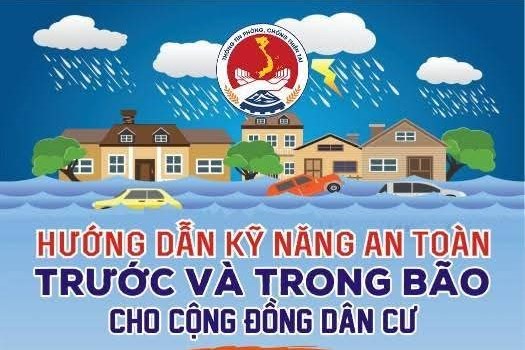 Hướng dẫn kỹ năng ứng phó với bão số 3 và mưa lũ sau bão
