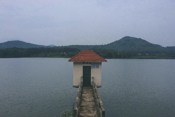 Phú Thọ xả tràn hồ Đại Lải do mực nước dâng cao