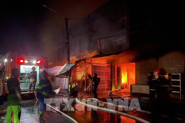 Cháy ở Thái Nguyên làm một người chết, một người bị thương