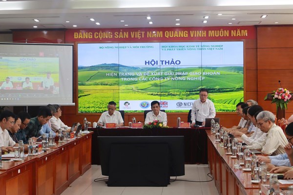 Đề xuất tháo nút thắt giao khoán trong các công ty nông nghiệp