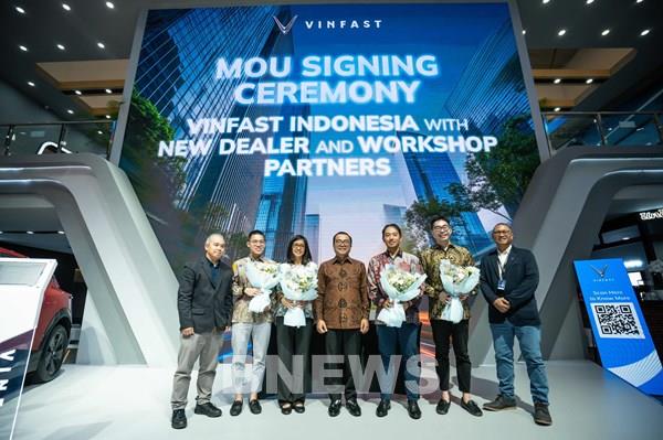 VinFast Indonesia mở rộng mạng lưới xưởng dịch vụ trên toàn quốc