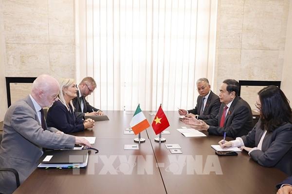 Chủ tịch Quốc hội Trần Thanh Mẫn gặp Chủ tịch Hạ viện Cộng hòa Ireland