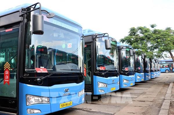 TP. Hồ Chí Minh có thêm 27 tuyến xe buýt điện