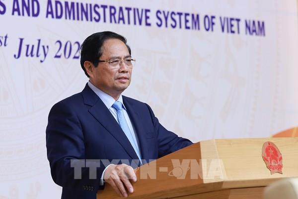 Thủ tướng gặp mặt Đoàn Ngoại giao tại Hà Nội thông tin về sắp xếp tổ chức bộ máy