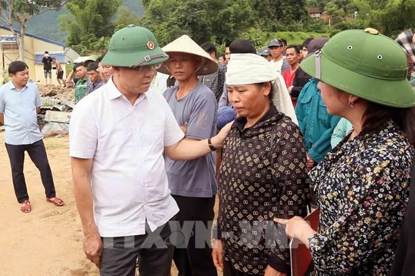 Phó Thủ tướng Lê Thành Long kiểm tra, chỉ đạo công tác khắc phục hậu quả mưa lũ tại Sơn La