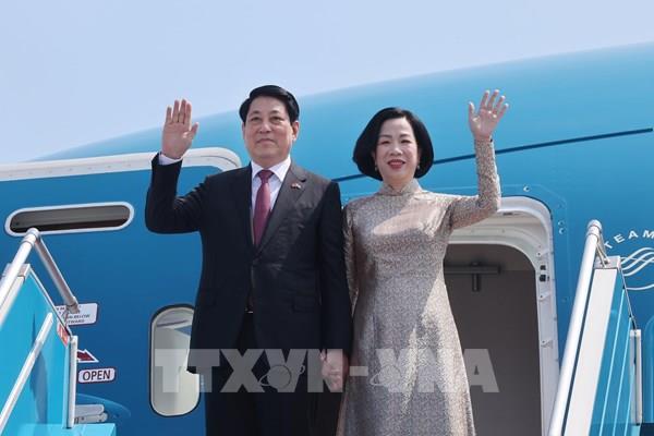 Chủ tịch nước Lương Cường bắt đầu chuyến thăm cấp Nhà nước Cộng hòa Ai Cập