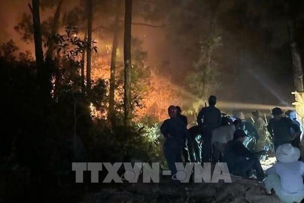 Nghệ An: Hơn 400 người nỗ lực chữa cháy rừng trong đêm