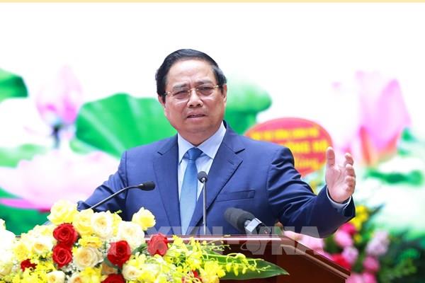 Thủ tướng Phạm Minh Chính dự Đại hội Đảng bộ Bộ Xây dựng lần thứ Nhất, nhiệm kỳ 2025-2030