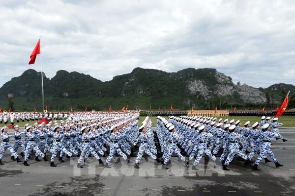 Gần 16.000 cán bộ, chiến sĩ tham gia tổng hợp luyện diễu binh, diễu hành dịp Quốc khánh