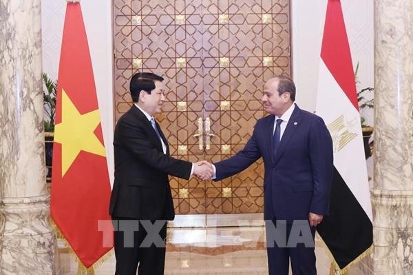 Tuyên bố chung về việc nâng cấp quan hệ lên Đối tác Toàn diện giữa Việt Nam và Ai Cập