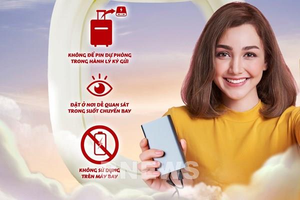 Quy định mới nhất về pin dự phòng trên chuyến bay như thế nào?