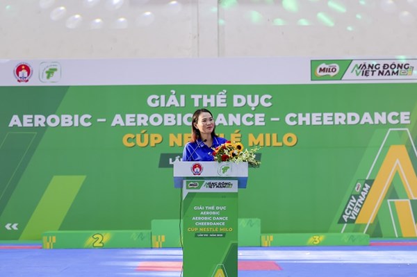 Nestlé MILO đồng hành tạo sân chơi cho học sinh yêu  Aerobic - Cheer Dance