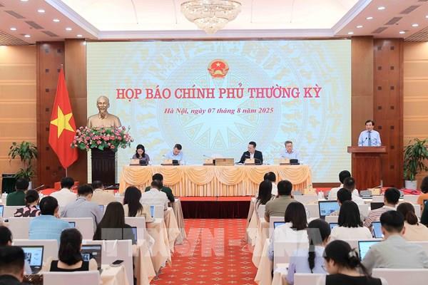 Họp báo Chính phủ: Có giải pháp thích ứng hiệu quả trước các chính sách thuế quan