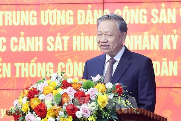 Tổng Bí thư Tô Lâm: Xây dựng lực lượng Cảnh sát hình sự làm chủ công nghệ