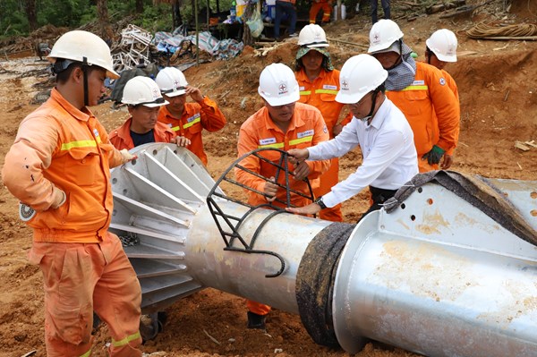 Truyền tải điện 3 sáng kiến rút ngắn tiến độ dự án đường dây 500kV Lào Cai – Vĩnh Yên
