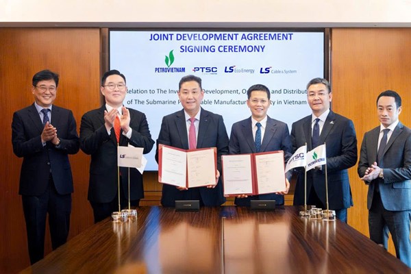 PTSC và LSEE hợp tác đầu tư nhà máy sản xuất cáp điện ngầm cao thế