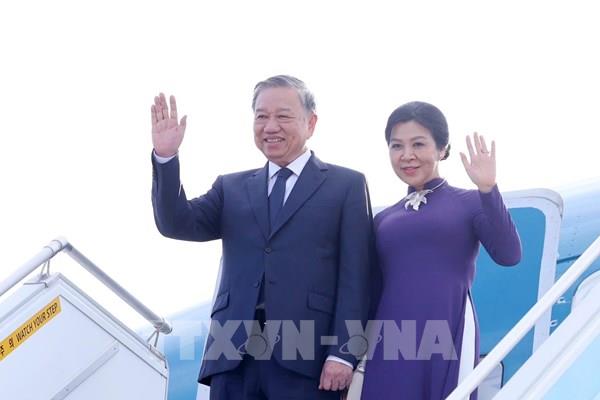 Tổng Bí thư Tô Lâm và Phu nhân kết thúc tốt đẹp chuyến thăm cấp Nhà nước tới Hàn Quốc