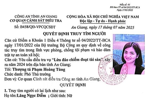 Khởi tố, bắt tạm giam đối tượng lừa đảo hàng chục tỷ đồng