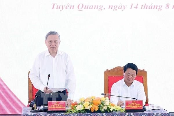 Tổng Bí thư Tô Lâm: Định hình vị thế mới của Tuyên Quang trên bản đồ phát triển quốc gia