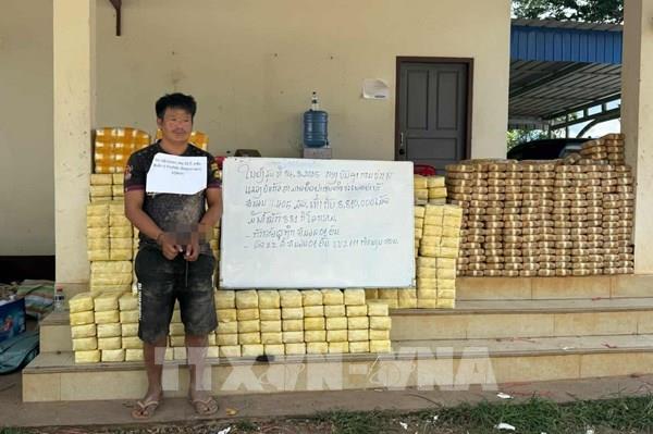 Lào ngăn chặn vụ vận chuyển ma túy với số lượng lớn