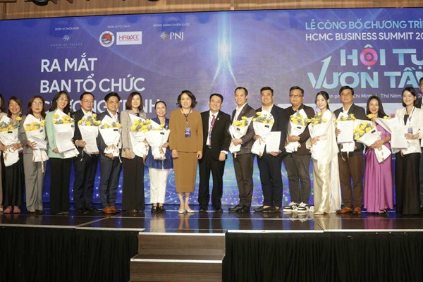 Doanh nhân TP. Hồ Chí Minh “hội tụ vươn tầm” trong không gian phát triển mới