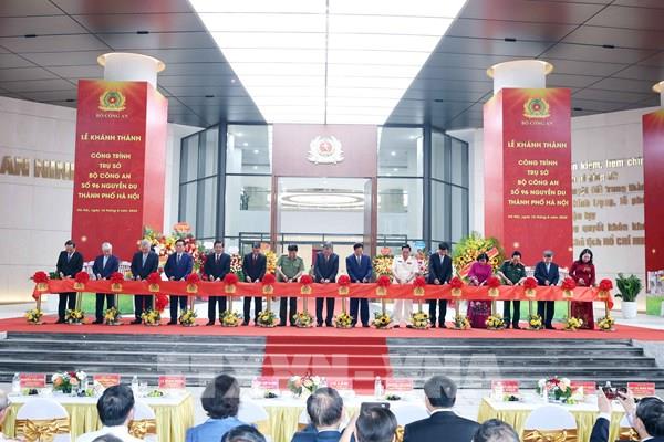 Khánh thành Trụ sở Bộ Công an tại số 96 Nguyễn Du, phường Cửa Nam, thành phố Hà Nội