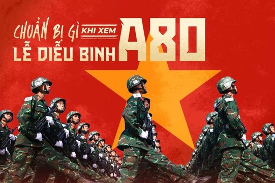 Cẩm nang ’bỏ túi’ khi đi xem LỄ DIỄU BINH, DIỄU HÀNH A80