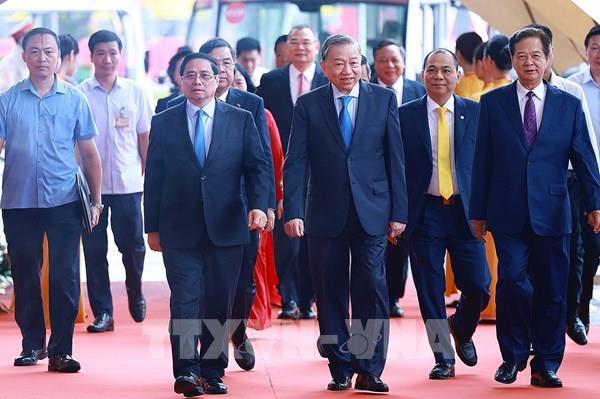 Toàn cảnh Lễ khánh thành, khởi công các dự án, công trình chào mừng 80 năm Quốc khánh 2/9