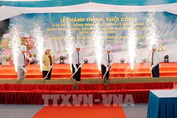 Lào Cai khởi công dự án khu tái định cư đường sắt và nhà ở xã hội