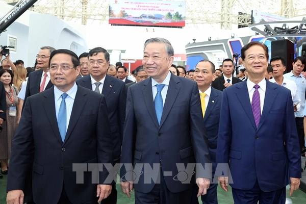 Tổng Bí thư và Thủ tướng dự Lễ khánh thành, khởi công các dự án, công trình chào mừng 80 năm Quốc khánh 2/9