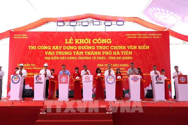 An Giang khởi công dự án trục đường trục chính ven biển Hà Tiên