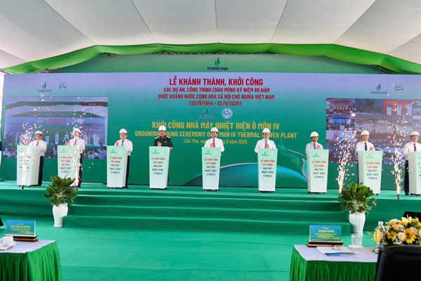 Khởi công dự án Nhà máy nhiệt điện Ô Môn IV- bước tiến chiến lược trên bản đồ năng lượng quốc gia