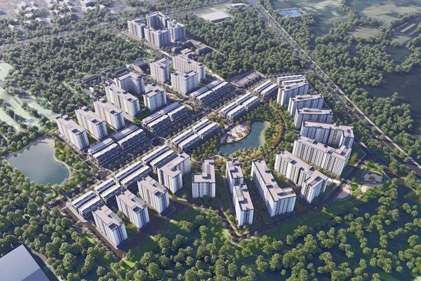 Hòa Phát khởi công dự án khu nhà ở công nhân, nhà ở xã hội KCN Yên Mỹ II gần 5.000 tỷ đồng