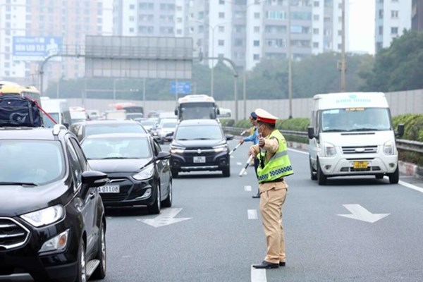 Phân luồng giao thông phục vụ Lễ mở ký Công ước Hà Nội
