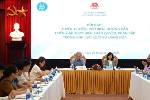 Hướng dẫn triển khai phân quyền, phân cấp trong cấp chứng nhận xuất xứ hàng hóa