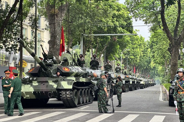 Bảo đảm kỹ thuật cho khối xe pháo quân sự thực hiện nhiệm vụ A80